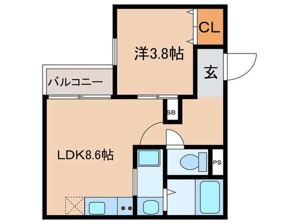 スマイル土古の物件間取画像